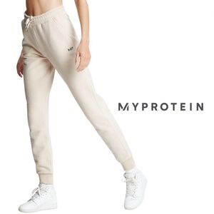 MY PROTEIN Women's Repeat MP Joggers - Ecru The Ultimate Workout Jogger - Size L
